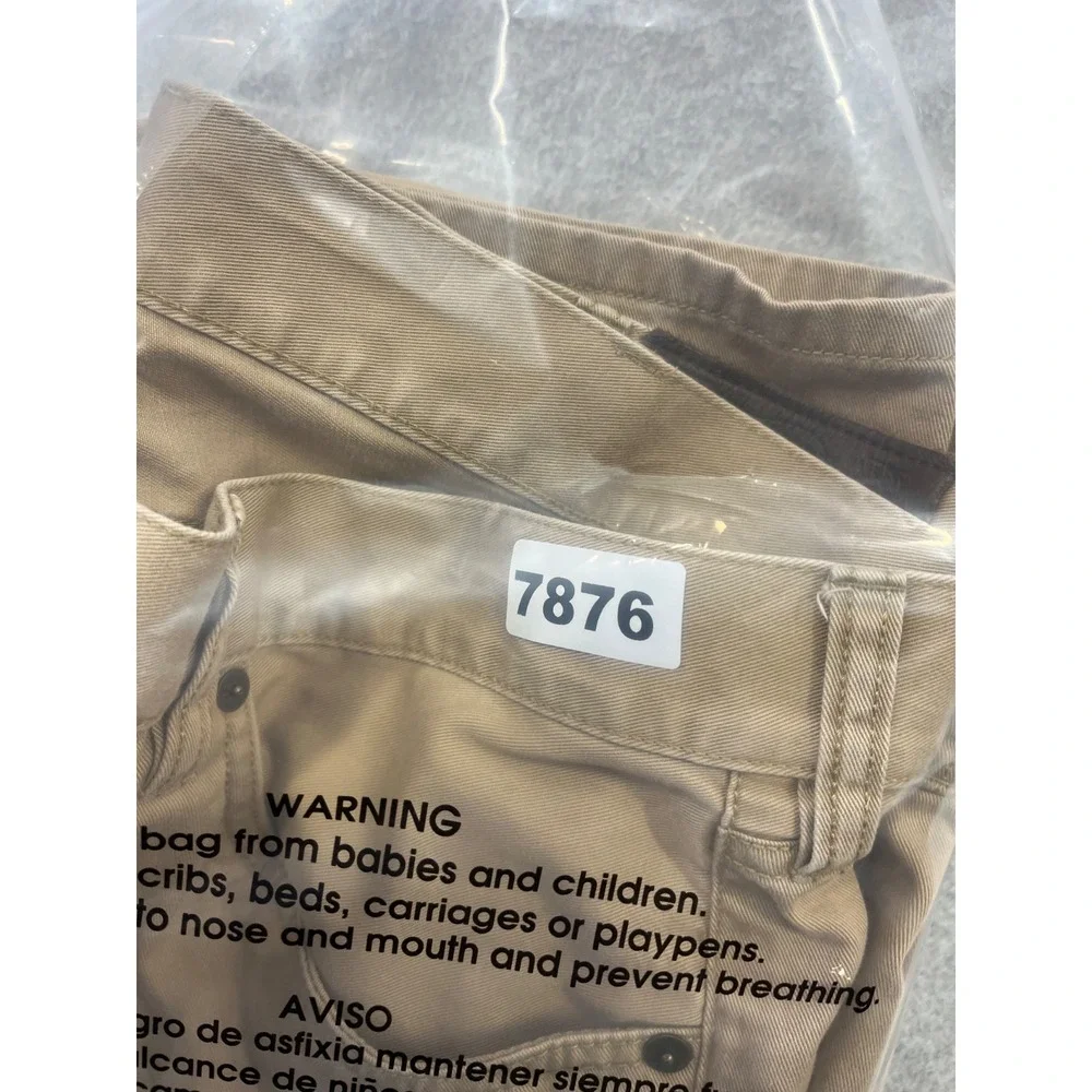 Polo Ralph Lauren Khaki Chino Pants Mens 36x29 Tan Relaxed Fit Straight Leg